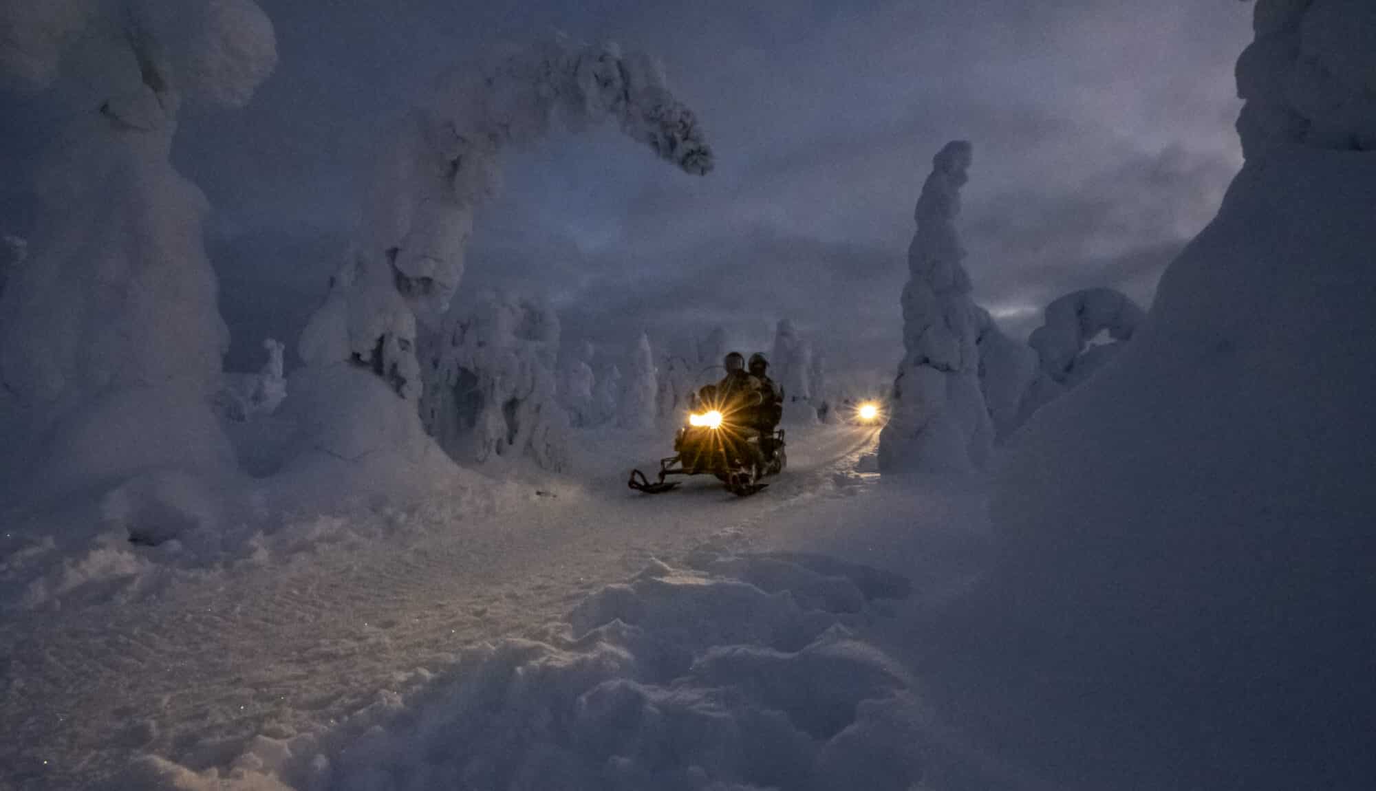 Full Day Snowmobile Safari in Iso-Syöte, Finland