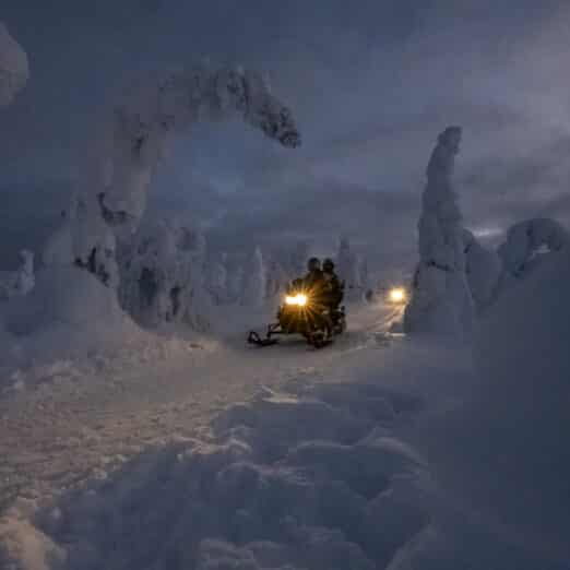 Full Day Snowmobile Safari in Iso-Syöte, Finland