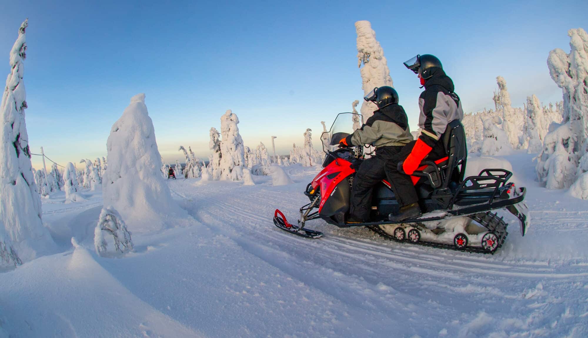 Snowmobile Safari in Iso-Syöte, Finland